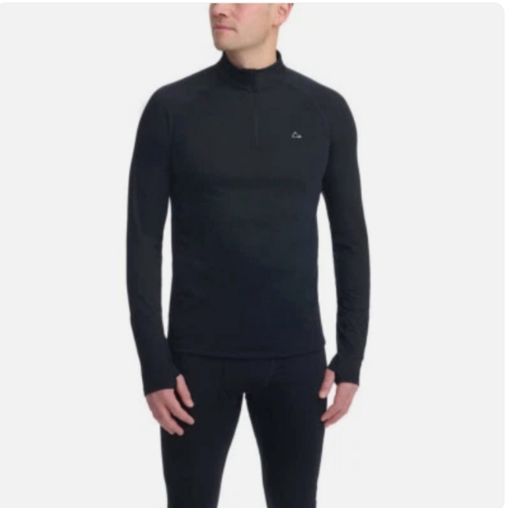 Paradox Men's 1/4 Zip Merino Wool Blend Base Layer Top
